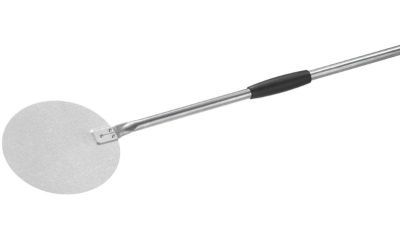 Gi metal amica pizzaschep rond 20 cm steel 120 cm