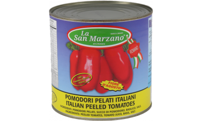 La san marzano gepelde tomaten 6 x 2550 gr