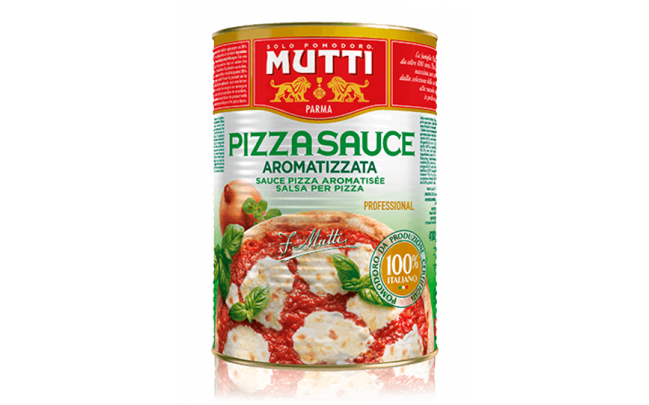 Mutti pizzasaus gekruid 3 x 4250 ml