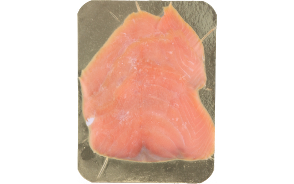 Le saumon zalm gerookt en gesneden 1 x 100 gr