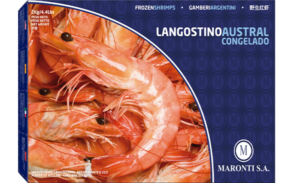 Maronti s.a. langustino argentijnse garnalen l1 10/20 hoso 1 x 2 kg