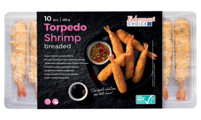 Fisherman's Choice torpedo shrimp gepaneerd 1 x 285 gr