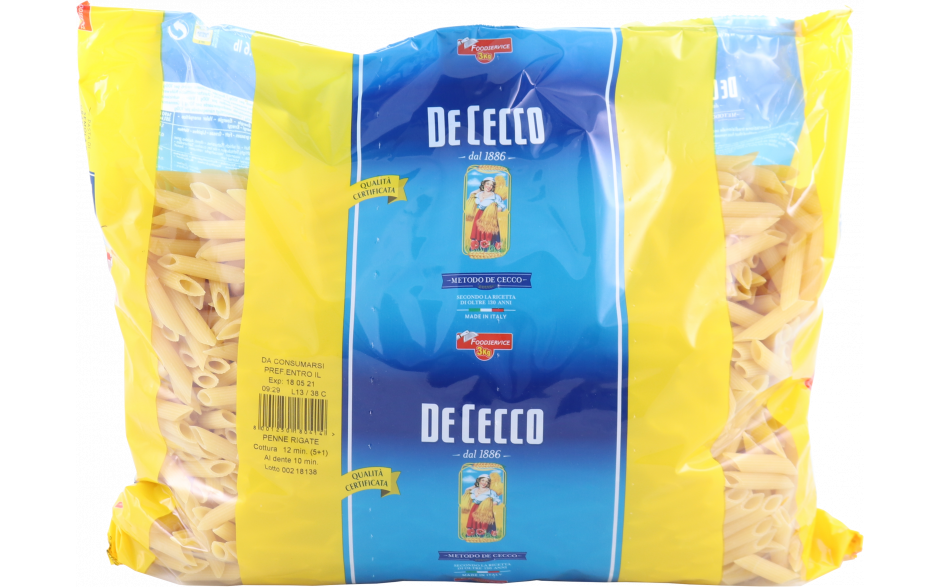 De Cecco penne rigate nr 41 - 4 x 3 kg