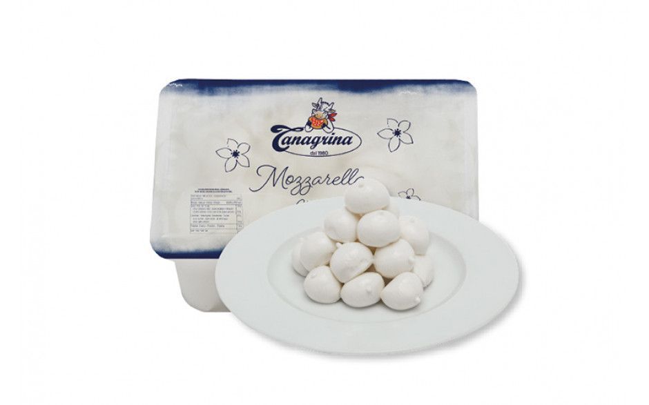 Tanagrina mozzarella fior di latte mini 10 g 1 x 1 kg