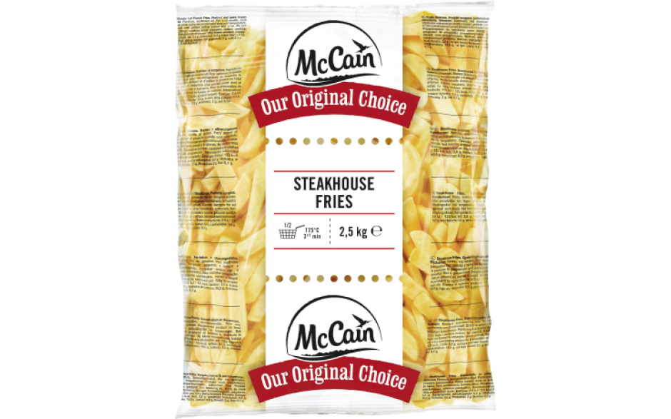 Mccain steakfrites 5 x 2,5 kg