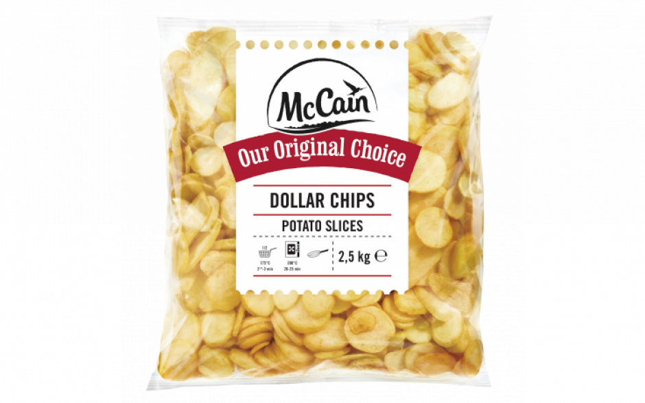 Mccain dollar chips 4 x 2,5 kg