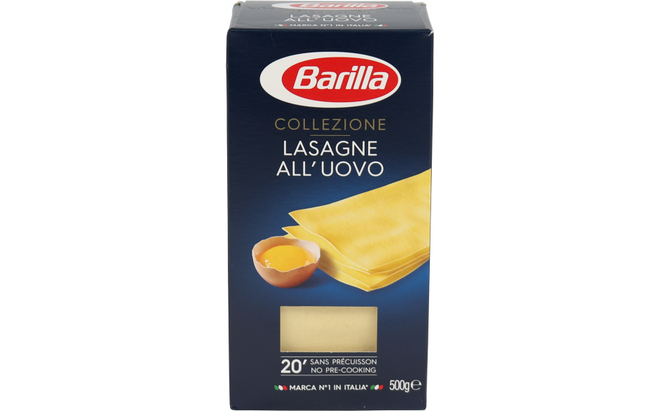 Barilla lasagne uovo - 15 x 500 gr