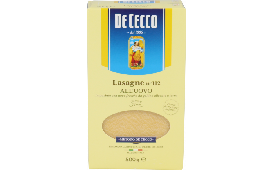 De Cecco lasagne uovo -12 x 500 gr