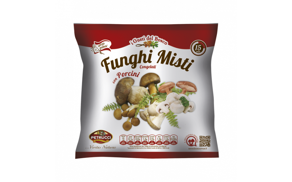 Petrucci funghi misto bosco con porcini - 1 kg