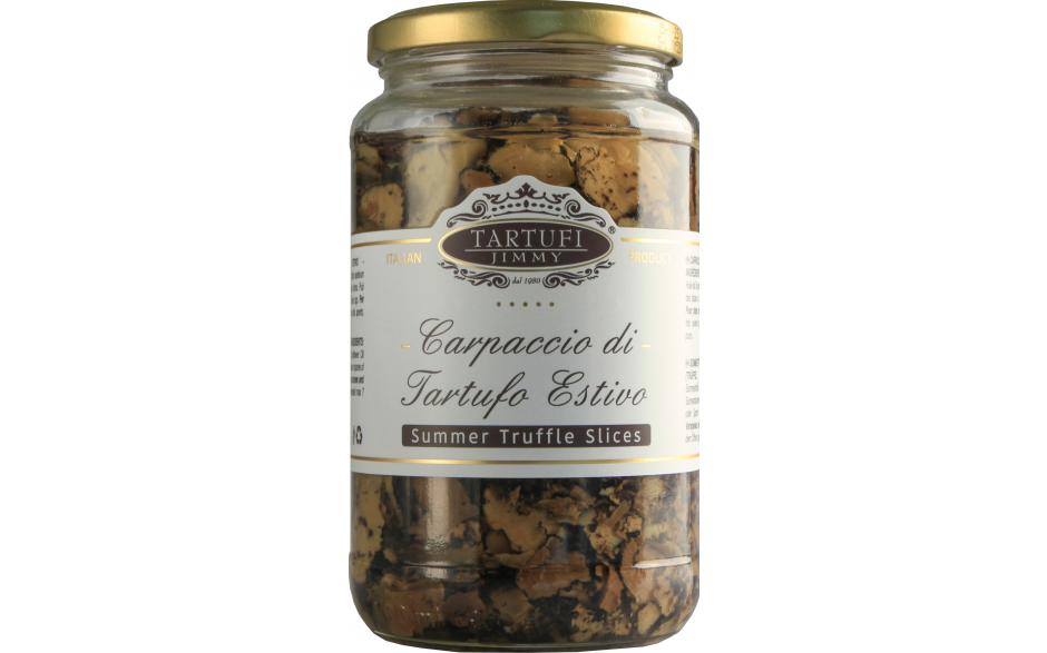 Jimmy tartufi carpaccio di tartufo estivo (schijfjes zomertruffel) 1 x 500 gr