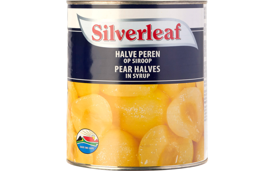 Silverleaf 1/2 peren in siroop 6 x 825 gr