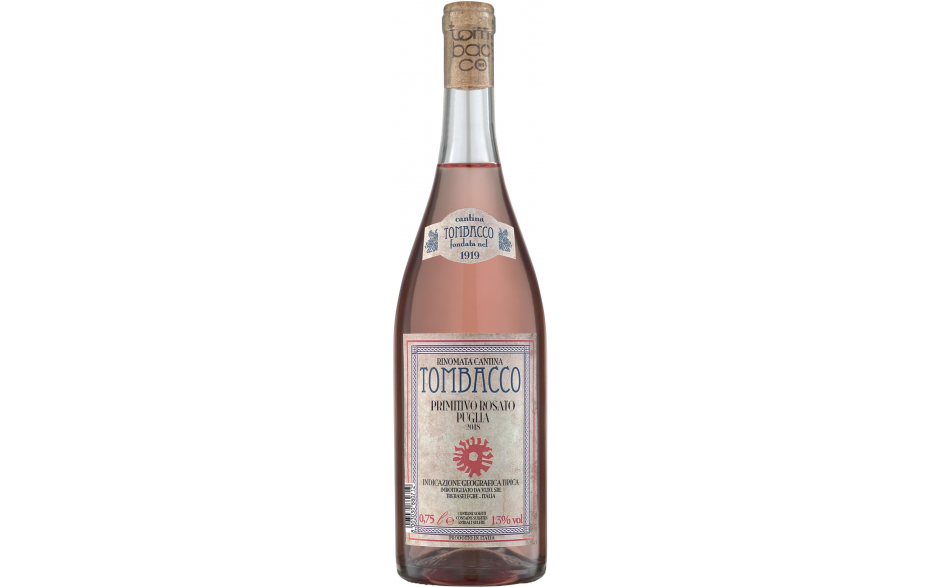 Tombacco rosato i.g.t. primitivo 6 x 75 cl