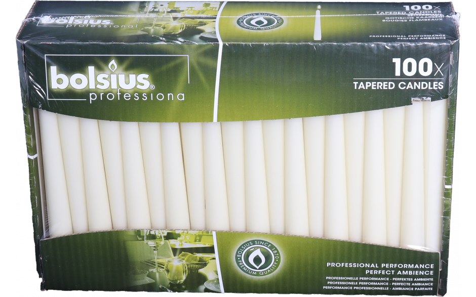 Bolsius kaars Ivoor 24x245mm 1 x 100 st