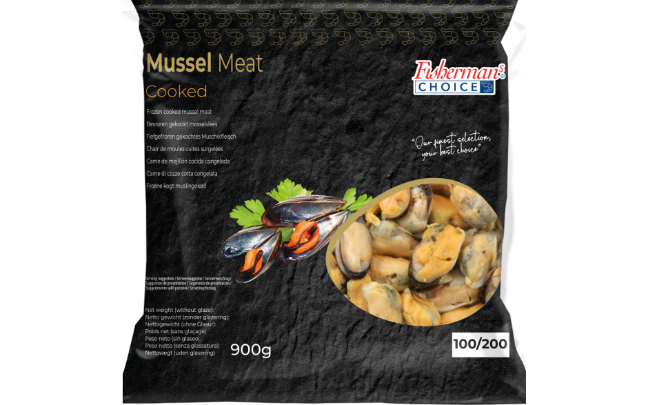 Fisherman's choice mosselen 100/200 1 x 900 gr