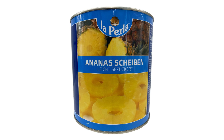 La perla ananasschijven 1 x 3 lt