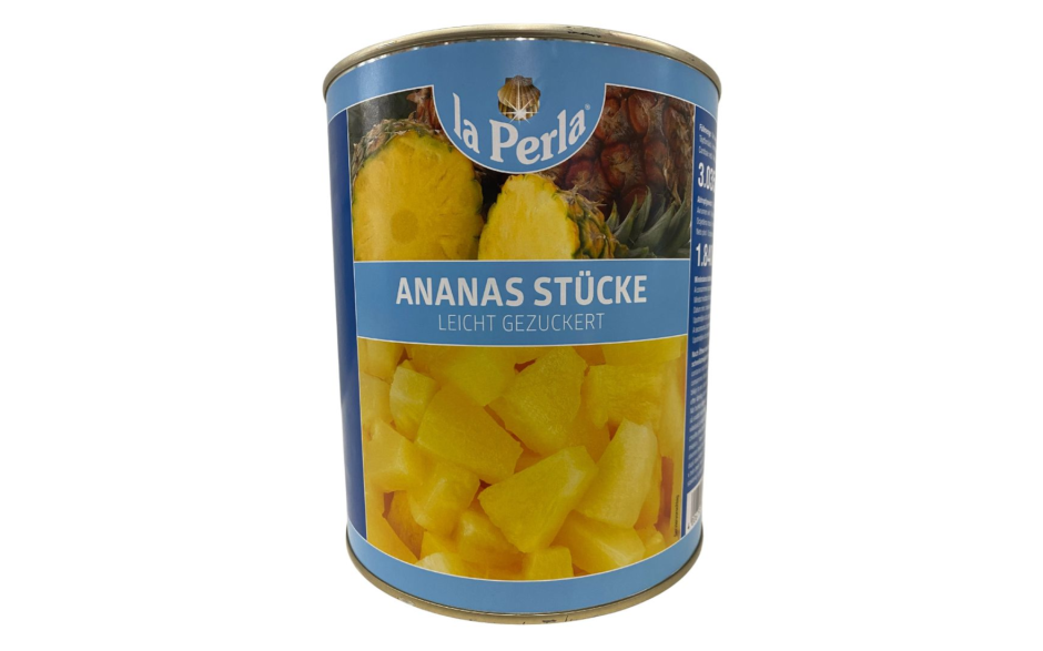 La Perla ananas tidbits 1 x 3 lt