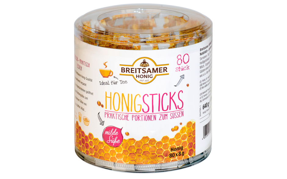 Breitsamer honingsticks 80 x 8 gr