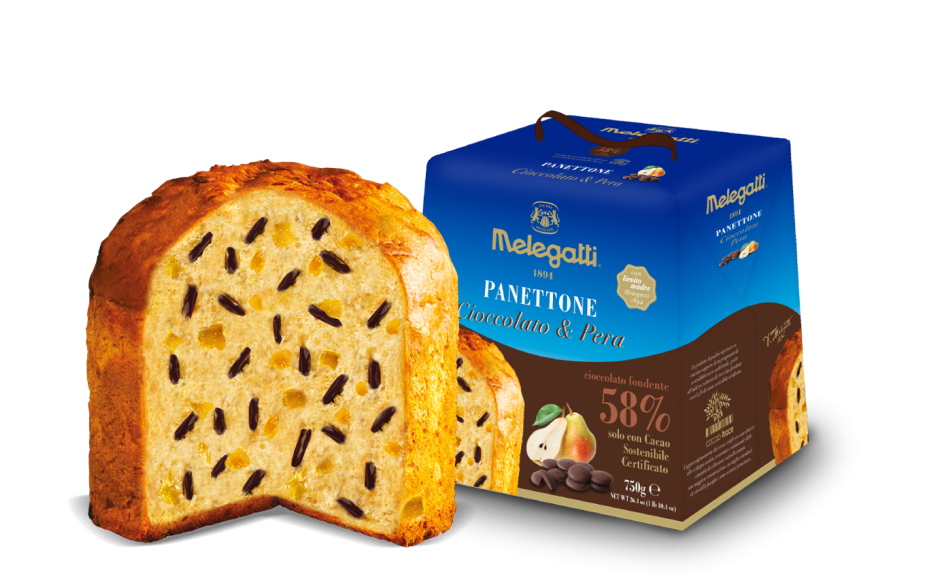 Panettone Cioccolato e Pera 750g