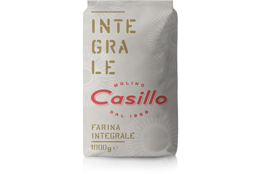 Casillo Wholemeal soft wheat flour farina integrale 10x 1kg