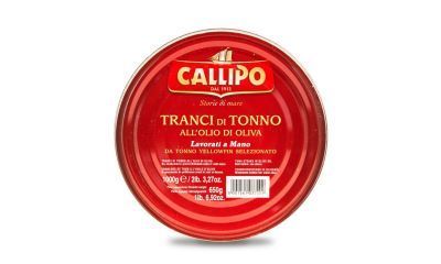 Callipo Tonijn  steaks in olijfolie 1000 GR