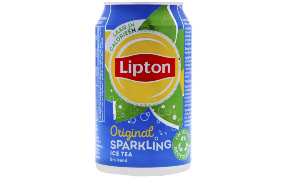 Lipton ice tea sparkling blikjes 24 x 33 cl