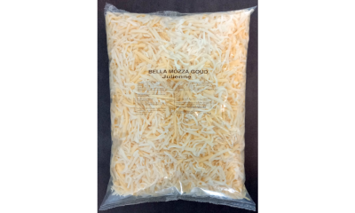 Noordhoek bella mozzarella/goud julienne geraspt 5 x 2 kg
