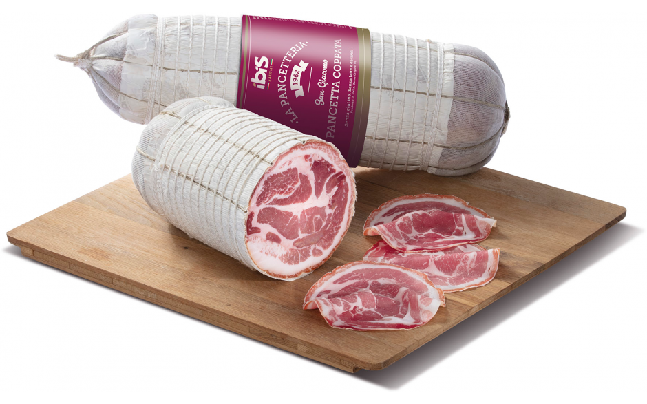 Ibis pancetta coppata heel 1 x ca. 4 kg