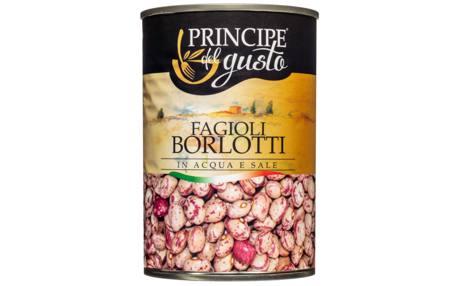 Principe del gusto fagioli borlotti - borlotti bonen - 12 x 400 gr