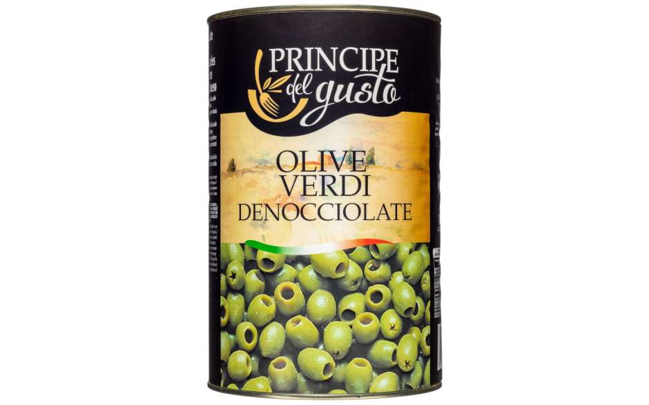 Principe del gusto olive verdi denocciolate - olijven groen zonder pit - 5 kg