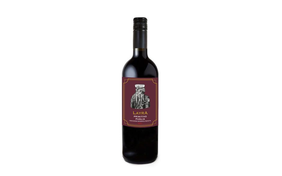 Layra Primitivo Puglia IGP 6 x 0,75 lt - schroefdop