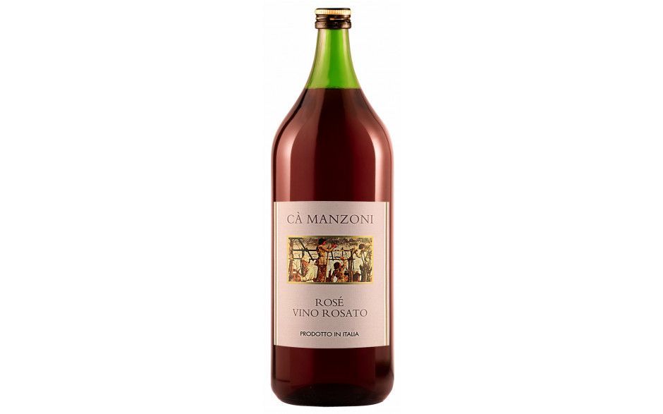 Ca'manzoni vino rosato 6 x 2 lt