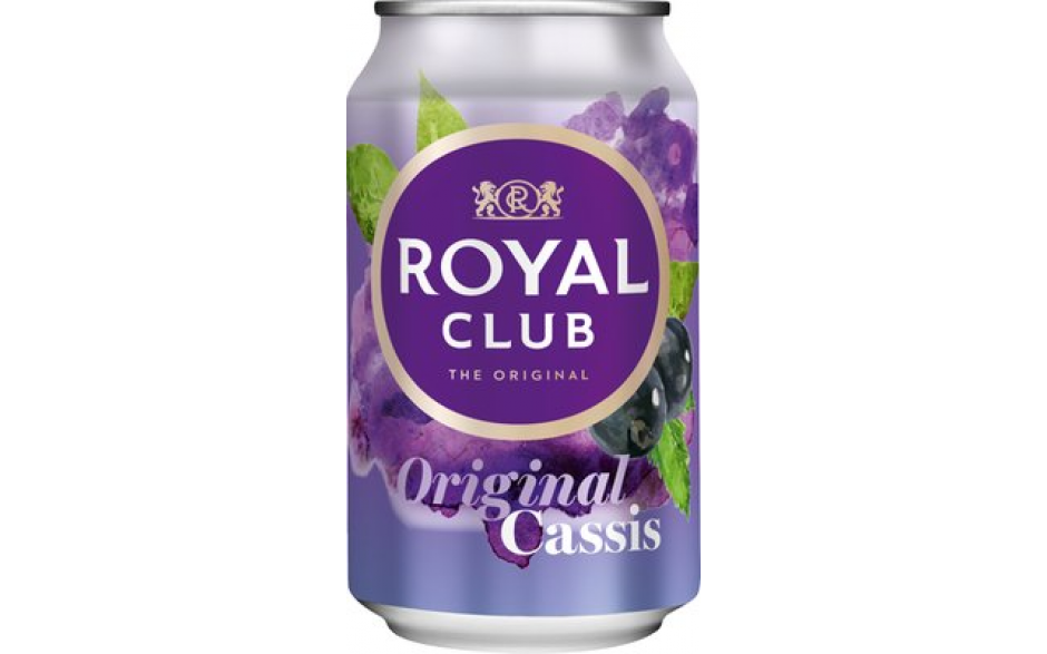 Royal club cassis regular blikjes 24 x 33 cl