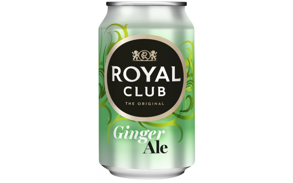 Royal club ginger ale blikjes 24 x 33 cl