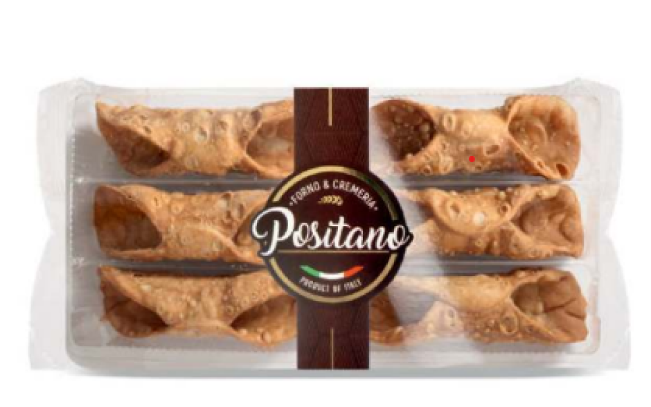 Positano Cannoli grande leeg 6st, 180 gr