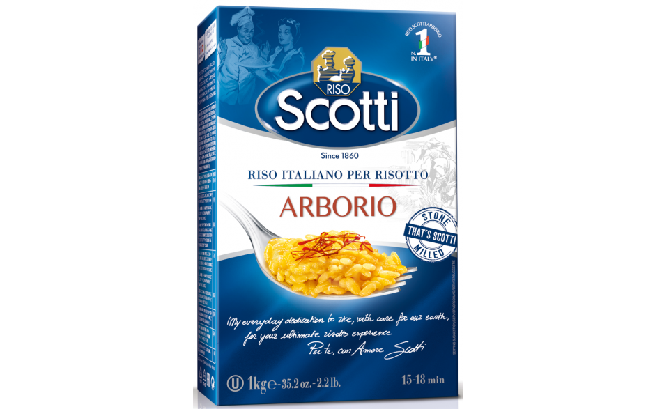 Scotti risotto rijst arborio 1 kg