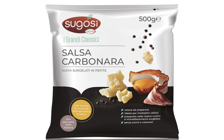 Sugosi salsa carbonara - carbonara saus 6 x 500 gr