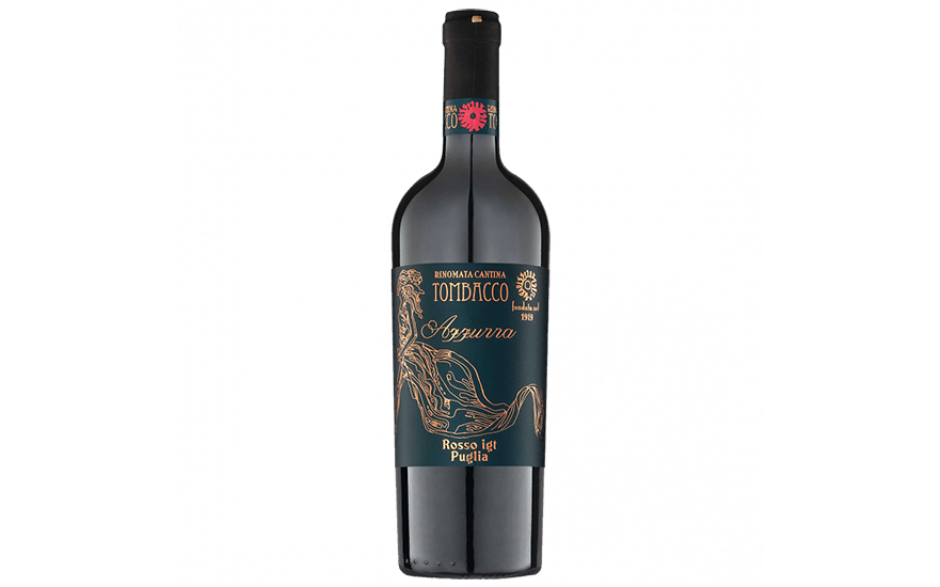 Tombacco azzurra rosso i.g.t. puglia 6 x 75 cl